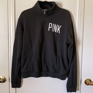 PINK Quarter zip sweatshirt